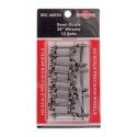 All Brass Insulated Wheel Sets pkg(12) -- 36′ Semi-Scale, HO, Intermountain Railway Company 40054