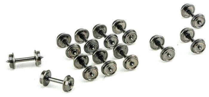 33′ High Detail Brass Insulated Wheelsets -- 12 Axles, N, Intermountain Railway Company 60070