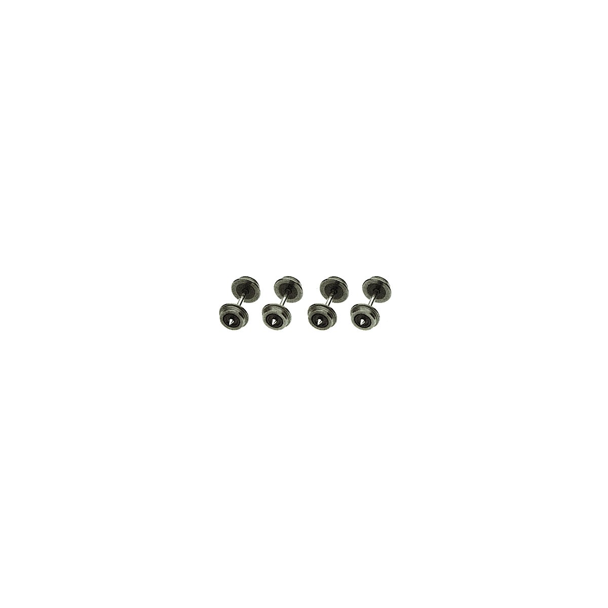 33′ Blackened Metal Wheels -- pkg(12), N, Atlas Model Railroad Co. 22020