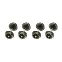 33′ Blackened Metal Wheels -- pkg(12), N, Atlas Model Railroad Co. 22020