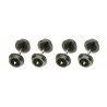 33′ Blackened Metal Wheels -- pkg(12), N, Atlas Model Railroad Co. 22020