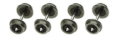 33′ Blackened Metal Wheels -- pkg(12), N, Atlas Model Railroad Co. 22020