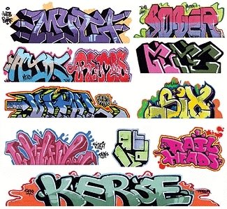 Graffiti Decals Mega Set -- Set 8 pkg(11), HO, Blair Line 2257