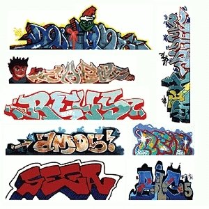 Graffiti Decals Mega Set -- Set 3 pkg(8), HO, Blair Line 2246