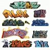 Graffiti Decals Mega Set -- Set 2 pkg(9), HO, Blair Line 2245