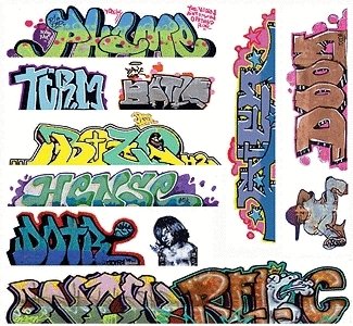 Graffiti Decals Mega Set -- Set 10 pkg(11), HO, Blair Line 2259