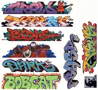 Graffiti Decals Mega Set -- Set 9 pkg(9), HO, Blair Line 2258