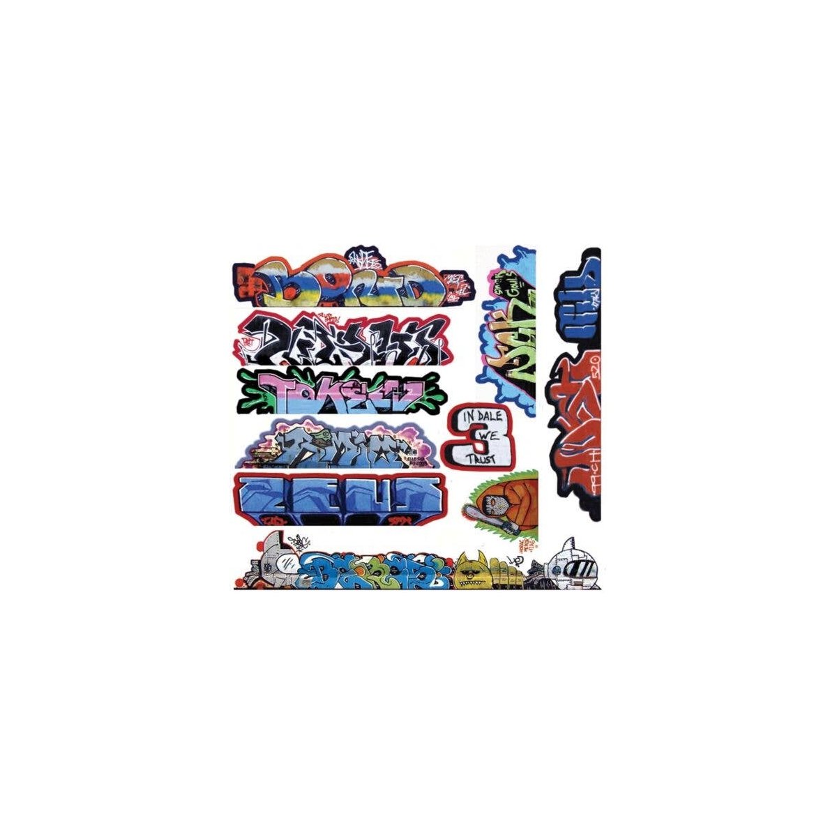 Mega Set Modern Tagger Graffiti Decals -- 14 pkg(10), HO, Blair Line 2263