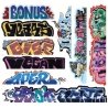 Mega Set Modern Tagger Graffiti Decals -- 13 pkg(10), HO, Blair Line 2262