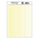 Dry Transfer Stripes - .010, 1/64, .022, 1/32 & 3/64′ Wide -- Yellow, All Scales, Woodland Scenics 763