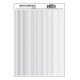 Dry Transfer Stripes - .010, 1/64, .022, 1/32 & 3/64′ Wide -- Silver, All Scales, Woodland Scenics 764