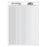 Dry Transfer Stripes - .010, 1/64, .022, 1/32 & 3/64′ Wide -- Silver, All Scales, Woodland Scenics 764