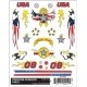 PineCar(R) Dry Transfer Decals -- Freedom Forever, All Scales, Woodland Scenics 4019