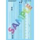 Railroad Decal Set -- Richmond Pacific Railroad RPRC GP15-1, SW1200, & Caboose, N, Microscale Industries Inc 601493