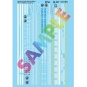 Railroad Decal Set -- Richmond Pacific Railroad RPRC GP15-1, SW1200, & Caboose, N, Microscale Industries Inc 601493