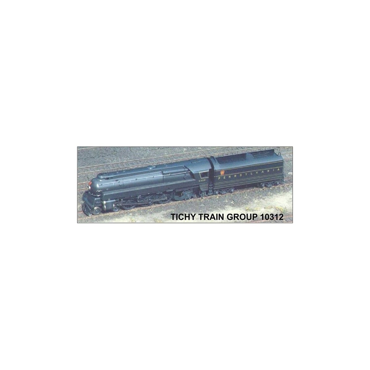 Railroad Decal Set -- Pennsylvania Railroad Streamlined K-4 4-6-2 Steam Locomotive, HO, Tichy Train Group 10312