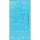 Railroad Decal Set -- Railroad Roman Wreck Train Lettering (white), HO, Tichy Train Group 10156