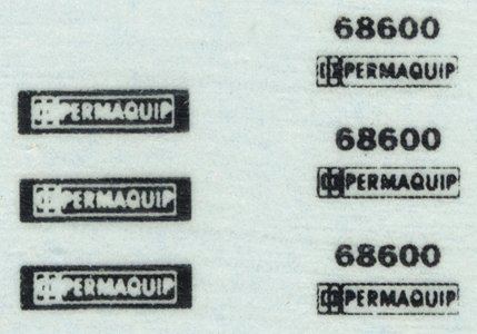 Vehicle Decal Set -- For Permaquip Welder′s Vehicle (247-7003, Sold Separately), HO, Custom Finishing 7803