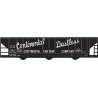 Railroad Decal Set -- Continental Carbon Co. Covered Hopper (Script Lettering), HO, Tichy Train Group 10124