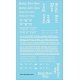 Railroad Decal Set -- Nickel Plate Road Roadname Set (white), HO, Tichy Train Group 10417
