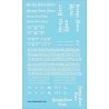 Railroad Decal Set -- Nickel Plate Road Roadname Set (white), HO, Tichy Train Group 10417
