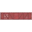 Railroad Decal Set -- Louisville & Nashville 40′ Single-Sheathed Wood Boxcar (Boxcar Red, No L, N, Tichy Train Group 10241N