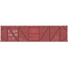 Railroad Decal Set -- Louisville & Nashville 40′ Single-Sheathed Wood Boxcar (Boxcar Red, No L, N, Tichy Train Group 10241N