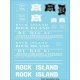 Railroad Decal Set -- Rock Island Roadname Set (white), N, Tichy Train Group 10423N