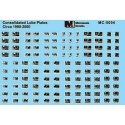 Consolidated Lube Plates -- 1990-2000, HO, Microscale Industries Inc 5004
