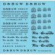 Railroad Decal Set -- Denver & Rio Grande Western Roadname Set (black), HO, Tichy Train Group 10408