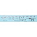 Wilson 43′ Pacesetter Grain Trailer Decal Set, HO, Lonestar Models 12040