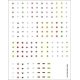 Railroad Decal Set -- Hazardous Materials Placards (170 Placards), N, Tichy Train Group 10259N