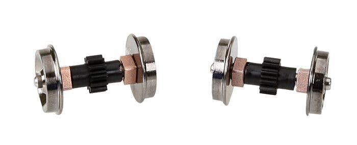 Replacement Geared Driver Assembly (Diesel Wheelset) pkg(2) -- For Early PROTO 2000(R) BL, FA, GP, HO, WalthersProto 584408