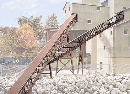 Belt Conveyor -- Kit pkg(3), HO, Walthers Cornerstone 3149