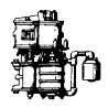 Steam Loco Air Compressor (Brass Casting) -- Westinghouse Cross Compound, HO, Cal Scale 240