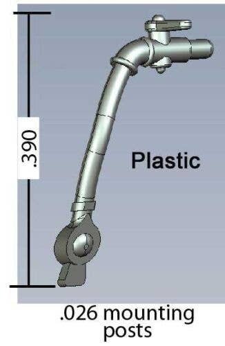 Locomotive Air Hose - Plastic -- pkg(2), HO, Cal Scale 621