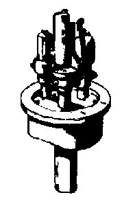 Steam Loco Domes (Brass Castings) -- Auxiliary Dome w/Fittings, HO, Cal Scale 228