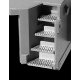 Engine Step Set (Photo-Etched Brass) -- For Athearn SD70/75 w/4 Steps, HO, Cannon & Company 2008