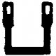 Freight Car Stirrups pkg(10) -- Straight - Side Mount, HO, Tichy Train Group 3038