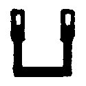Freight Car Stirrups pkg(10) -- Straight - Side Mount, HO, Tichy Train Group 3038