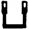 Freight Car Stirrups pkg(10) -- Straight - Side Mount, HO, Tichy Train Group 3038