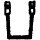 Freight Car Stirrups pkg(10) -- Slant - Side Mount, HO, Tichy Train Group 3041