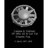 48′ Cap-Top Dynamic Brake Fan -- For First Generation EMD Diesels pkg(2), HO, Cannon & Company 1854