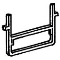 Passenger Car Parts -- 40′ Standard Stirrup Steps, HO, Custom Finishing 302