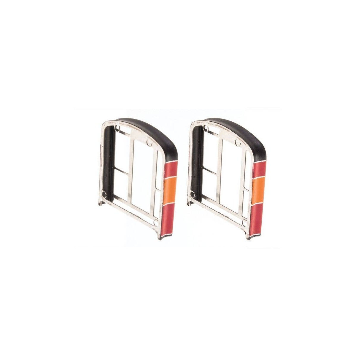 Full-Width Diaphragms -- Southern Pacific (Daylight red, orange, black) 1 Pair, HO, Broadway Limited Imports 1018