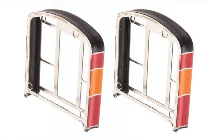 Full-Width Diaphragms -- Southern Pacific (Daylight red, orange, black) 1 Pair, HO, Broadway Limited Imports 1018