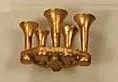 Air Horns (Unpainted Brass Casting) -- Leslie S-5T 5-Chime All Forward, HO, Cal Scale 566