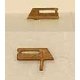 Diesel Radio Antenna pkg(2) Unpainted Brass Castings -- Sinclair Type, HO, Cal Scale 547