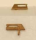 Diesel Radio Antenna pkg(2) Unpainted Brass Castings -- Sinclair Type, HO, Cal Scale 547
