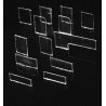 Windows - Laser Cut `Glass` -- For Cab Kits 1501 & 1502 (Sold Separately), HO, Cannon & Company 1505